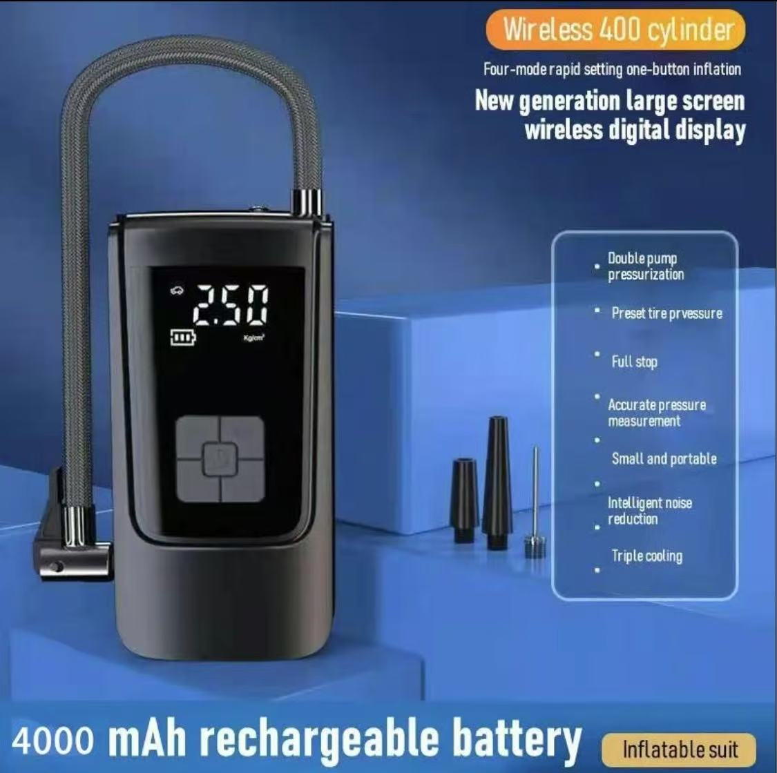 Portable Air Pump For Car Tires Rechargeable