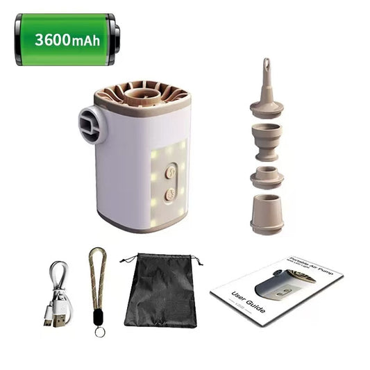 Portable Air Pump Rechargeable Electric Lighting