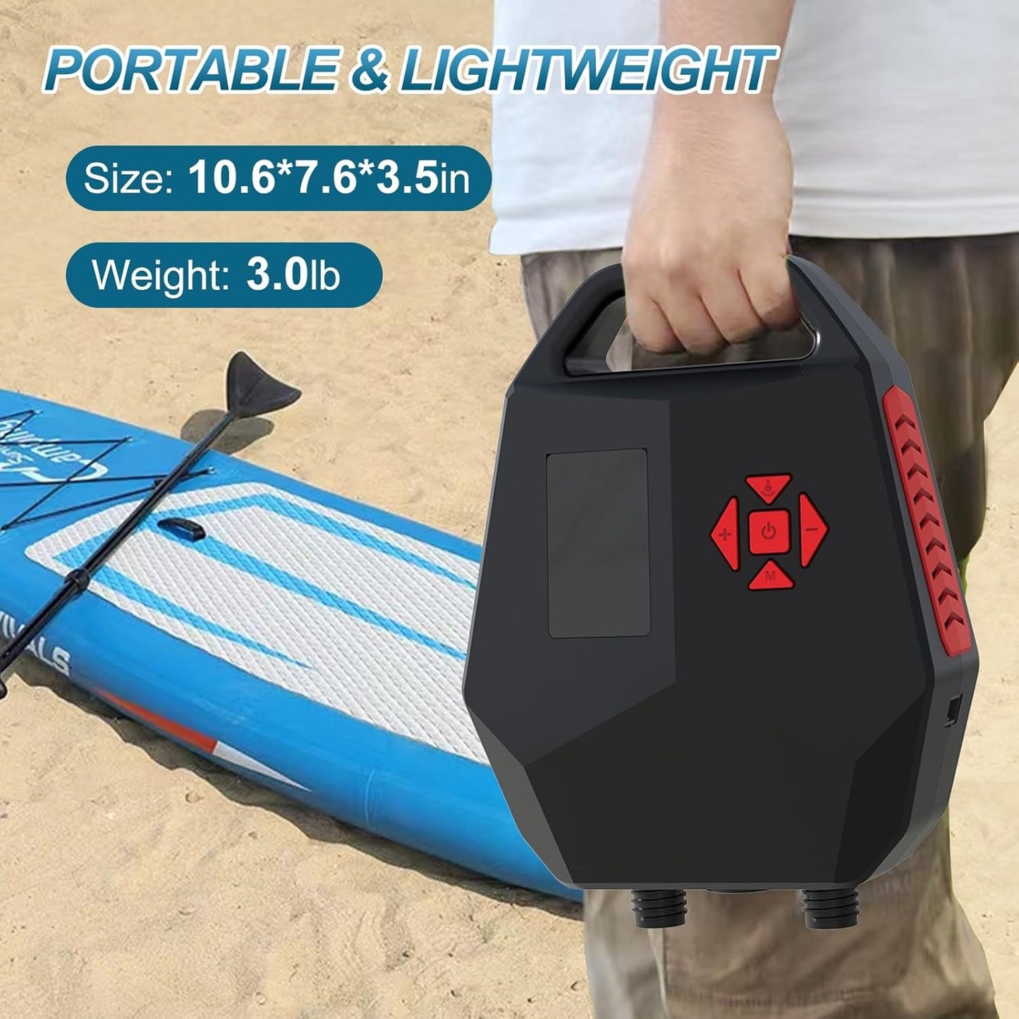 Electric Air Pump Portable Paddleboard Inflatable Pump