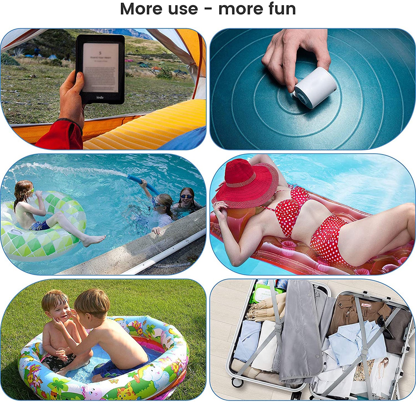 Portable Air Pump Auto Electric Rechargeable Small