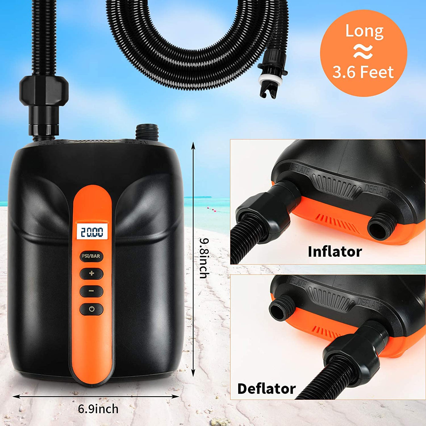 Electric Pump for Paddle Board ISUP