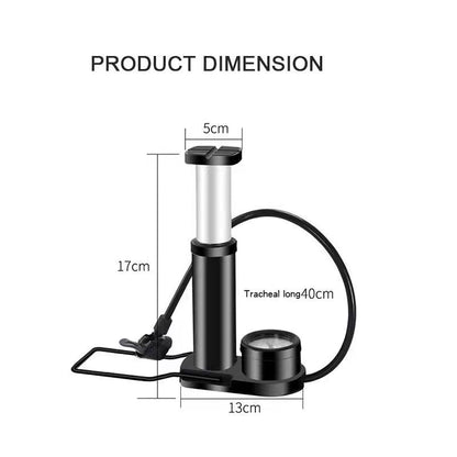 Bike Pump Presta and Schrader Valve