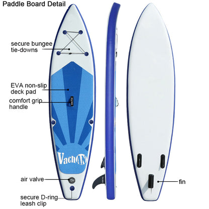 Inflatable Stand Up Paddle Board Blue 3.2m