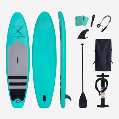 Inflatable Stand Up Paddle Board Blue Green
