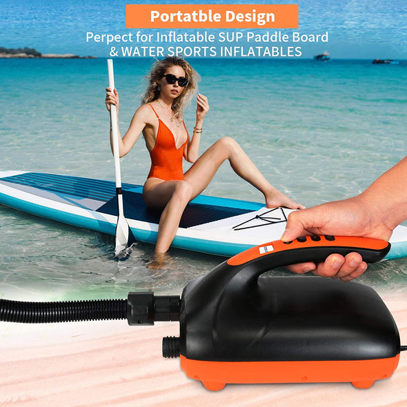 sup electric pump for water sport inflatable 